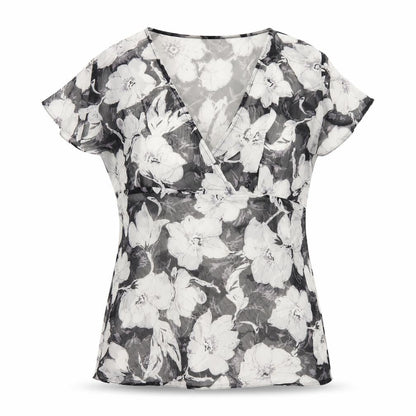 Womens UK Size XL Reflections Black Basic Blouse