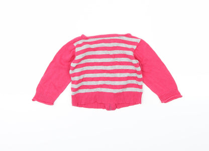 Supergirl Girls Pink Spotted  Jacket  Size 6-9 Months