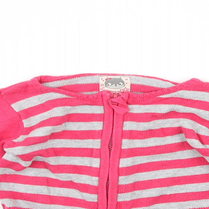 Supergirl Girls Pink Spotted  Jacket  Size 6-9 Months