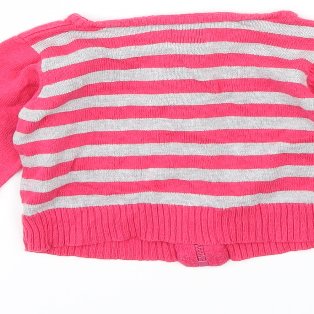 Supergirl Girls Pink Spotted  Jacket  Size 6-9 Months