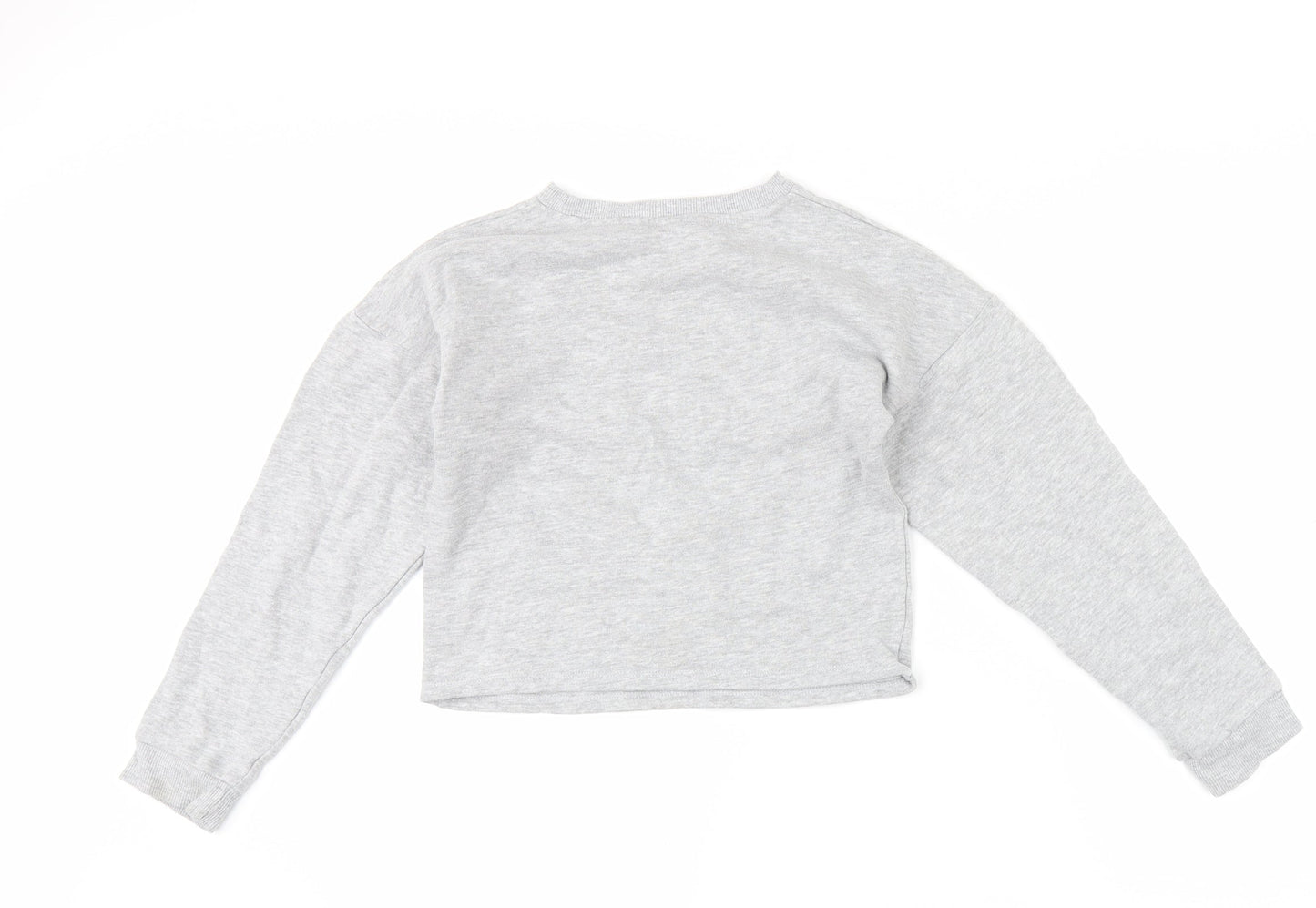 pep & Co Girls Grey   Pullover Sweatshirt Size 10-11 Years  - Unicorn