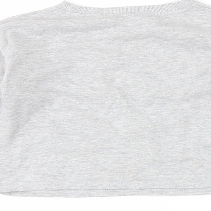 pep & Co Girls Grey   Pullover Sweatshirt Size 10-11 Years  - Unicorn