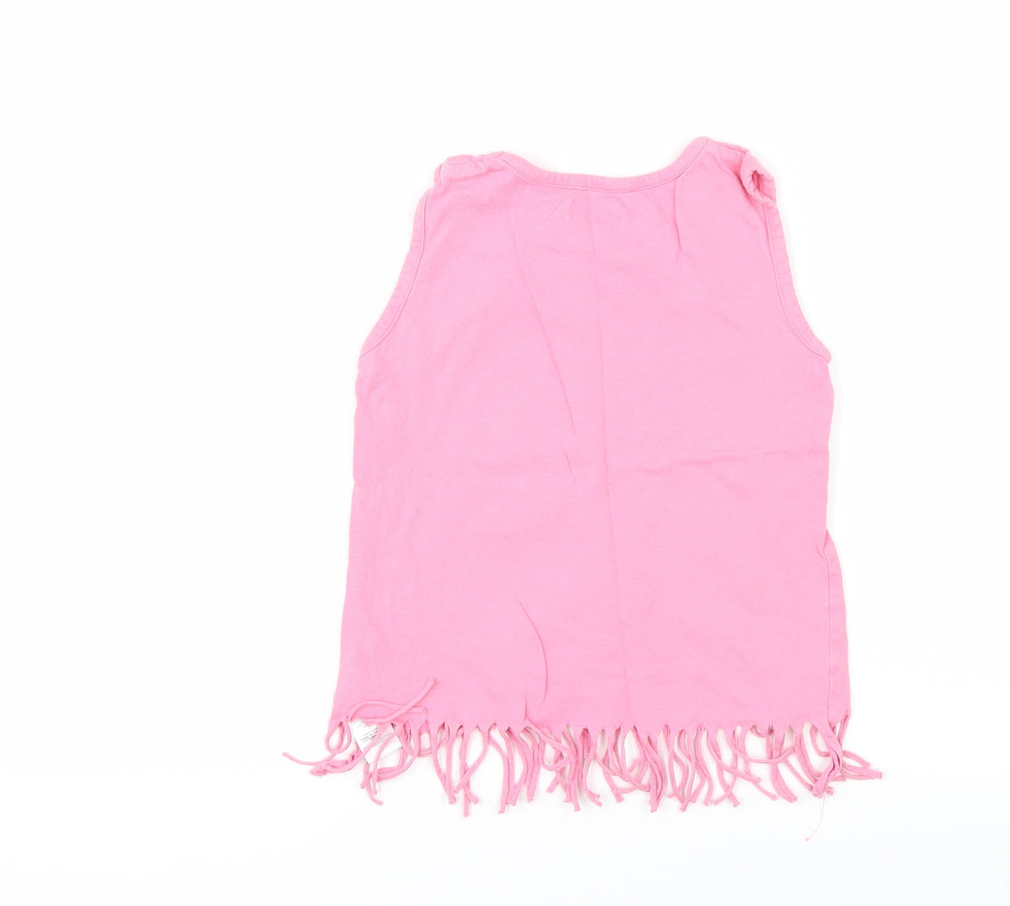 Ladybird Girls Pink   Basic Tank Size 6-7 Years  - i love icecream