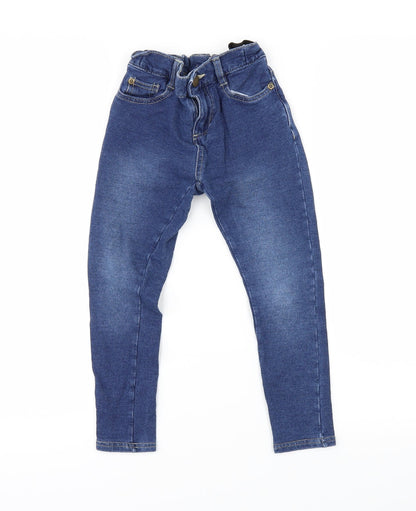 Matalan Girls Blue  Denim Skinny Jeans Size 6 Years