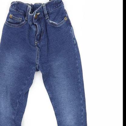 Matalan Girls Blue  Denim Skinny Jeans Size 6 Years