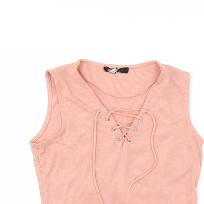 Womens UK Size 6 Atmosphere Pink Basic Tank