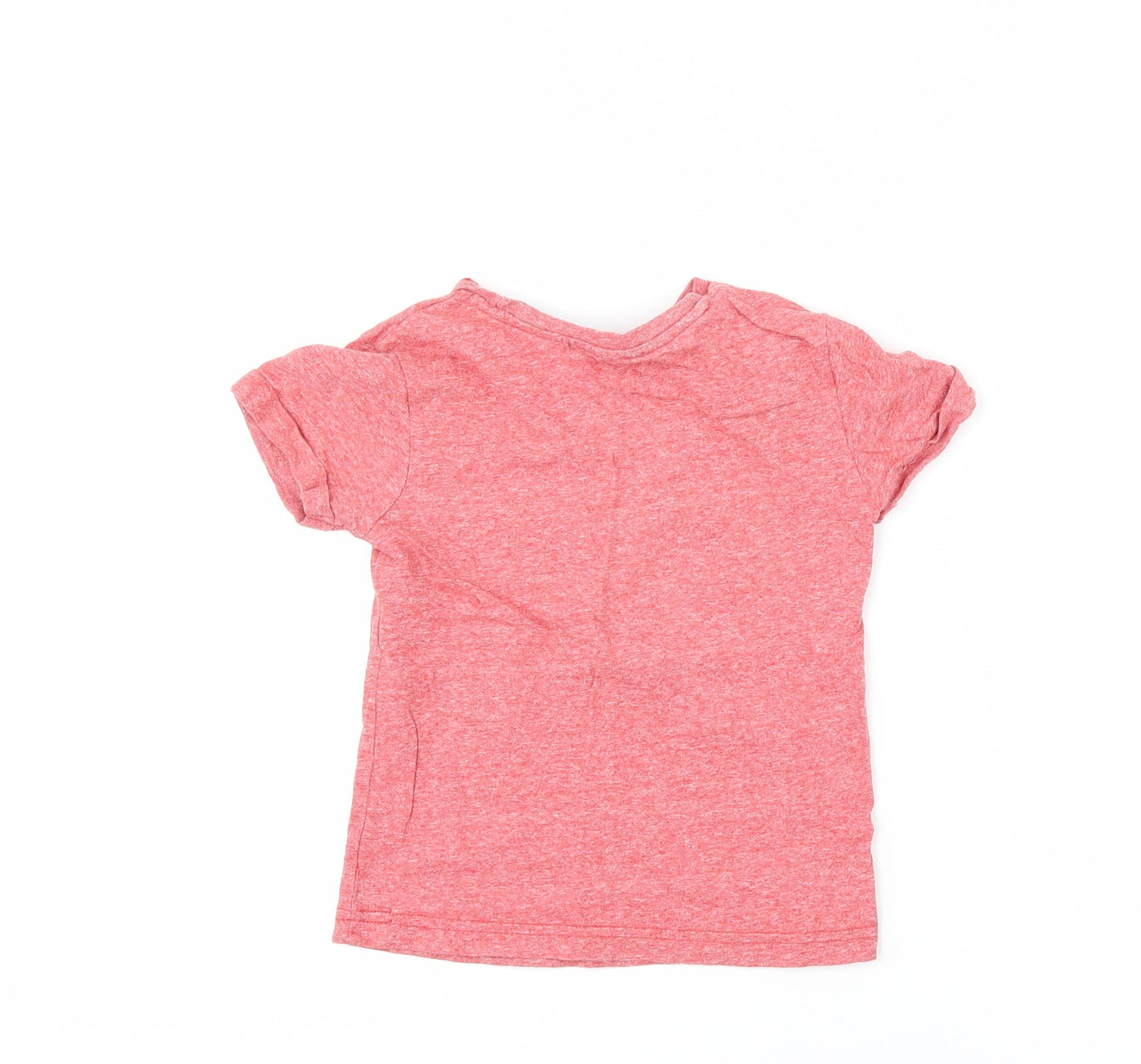 George Boys Red   Basic T-Shirt Size 3-4 Years  - monster