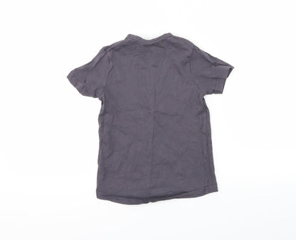 Nutmeg Girls Grey   Basic T-Shirt Size 4-5 Years  - my mama is my bestie