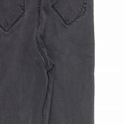 denim co Womens Grey  Denim Skinny Jeans Size 12 L28 in
