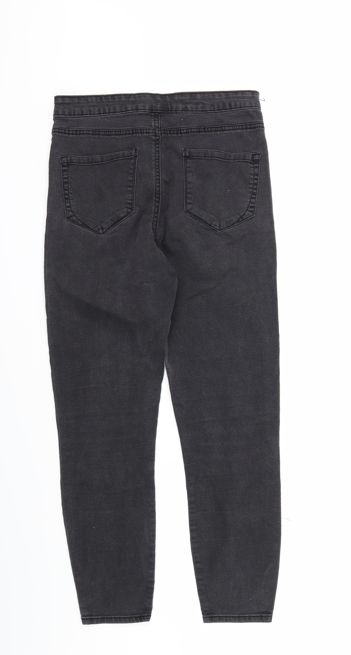 denim co Womens Grey  Denim Skinny Jeans Size 12 L26 in