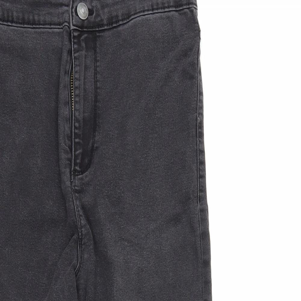 denim co Womens Grey  Denim Skinny Jeans Size 12 L26 in