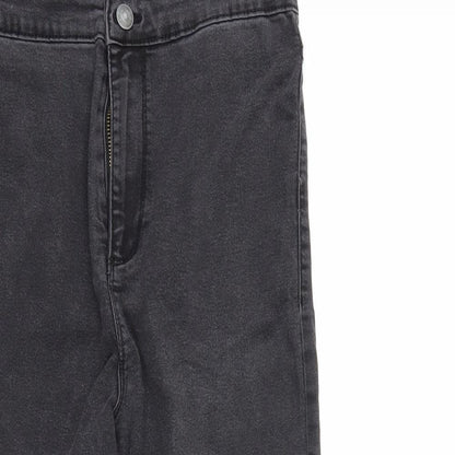 denim co Womens Grey  Denim Skinny Jeans Size 12 L26 in