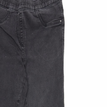 Nutmeg Womens Black  Denim Jegging Jeans Size 10 L28 in