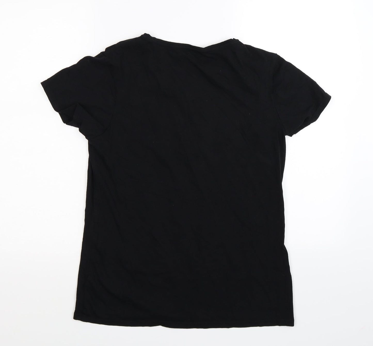 Primark Womens Black   Basic T-Shirt Size 14  - bridge squad