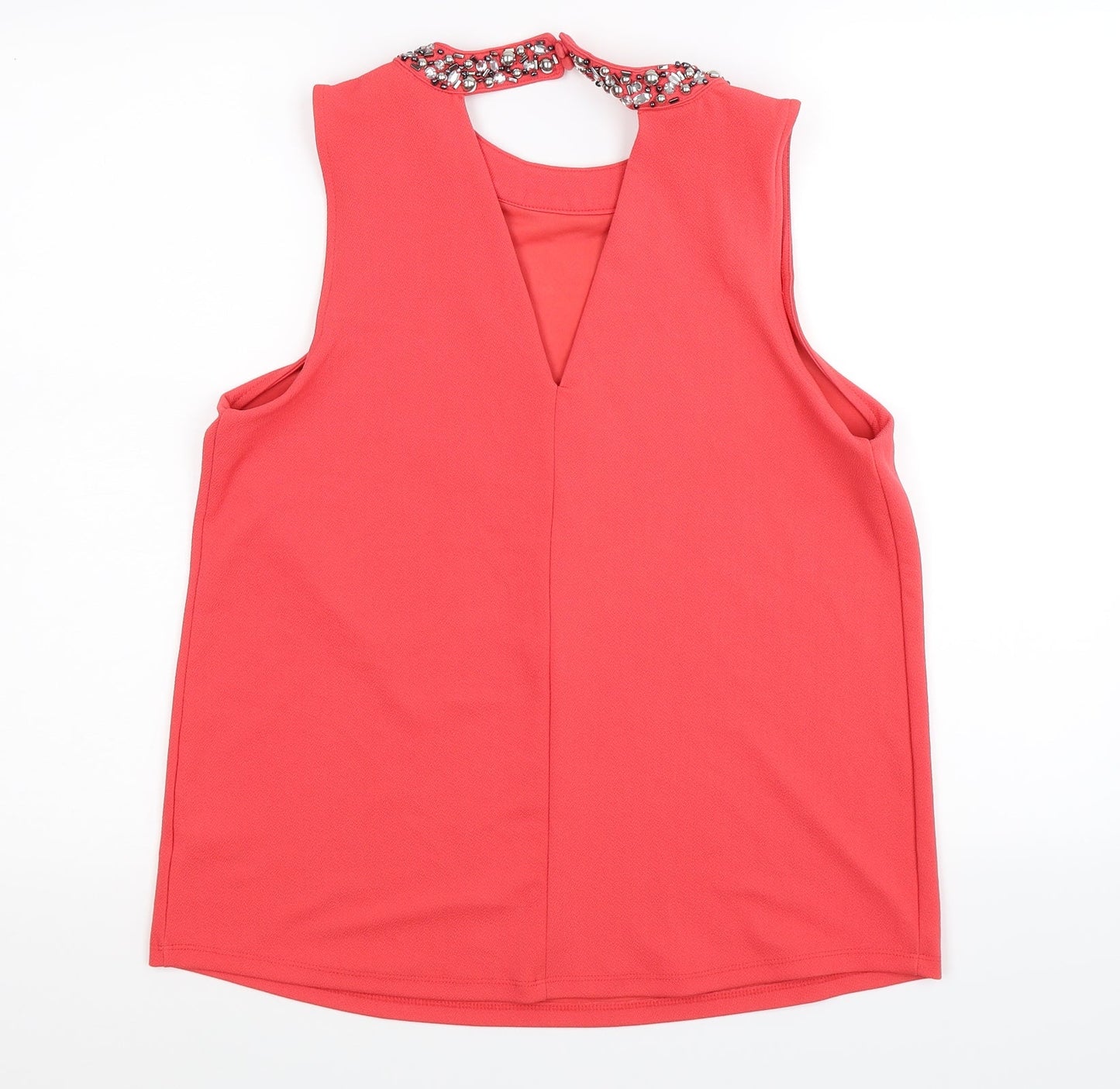 Womens UK Size 14 NEXT Orange Tunic Tank