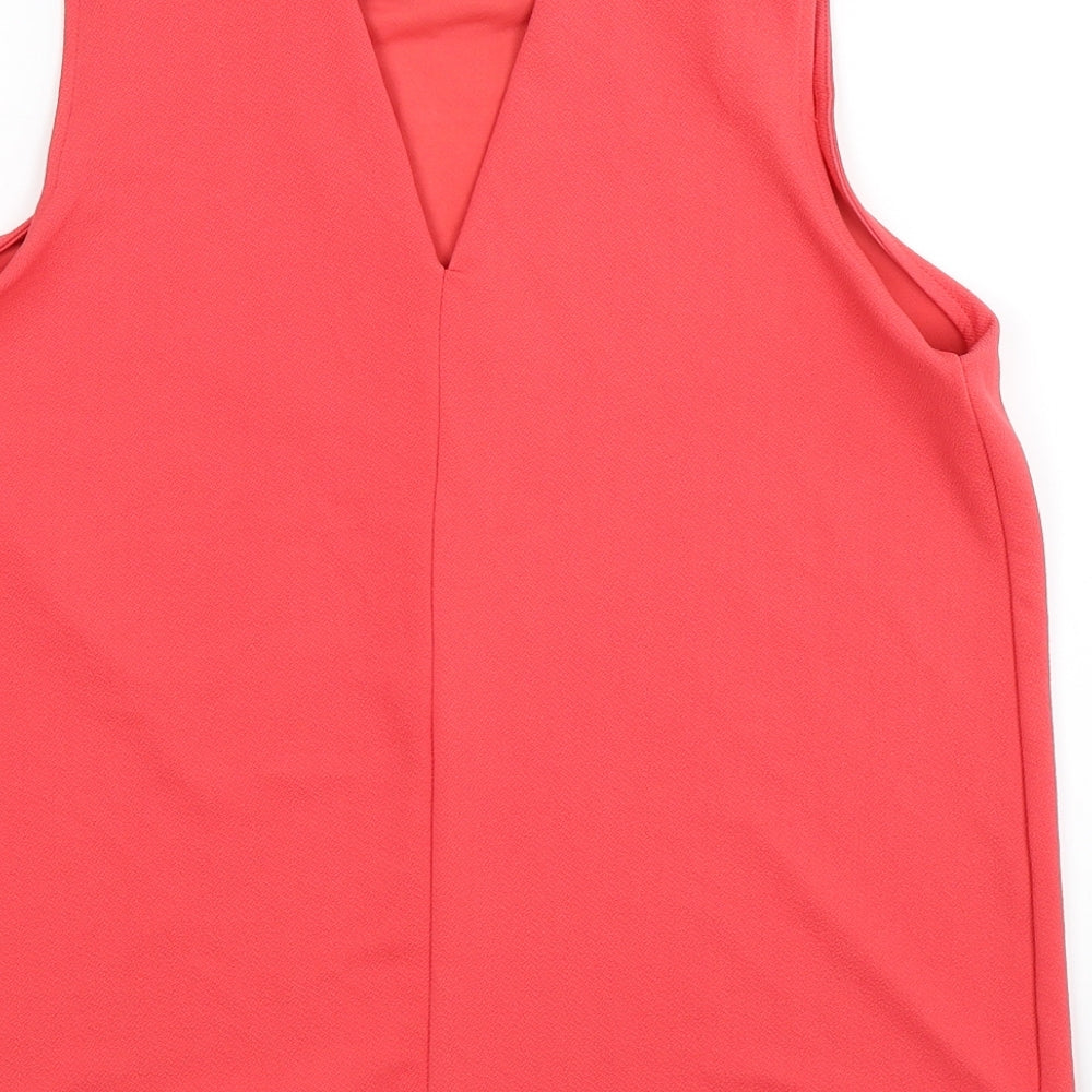 Womens UK Size 14 NEXT Orange Tunic Tank