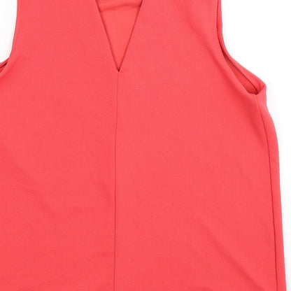 Womens UK Size 14 NEXT Orange Tunic Tank