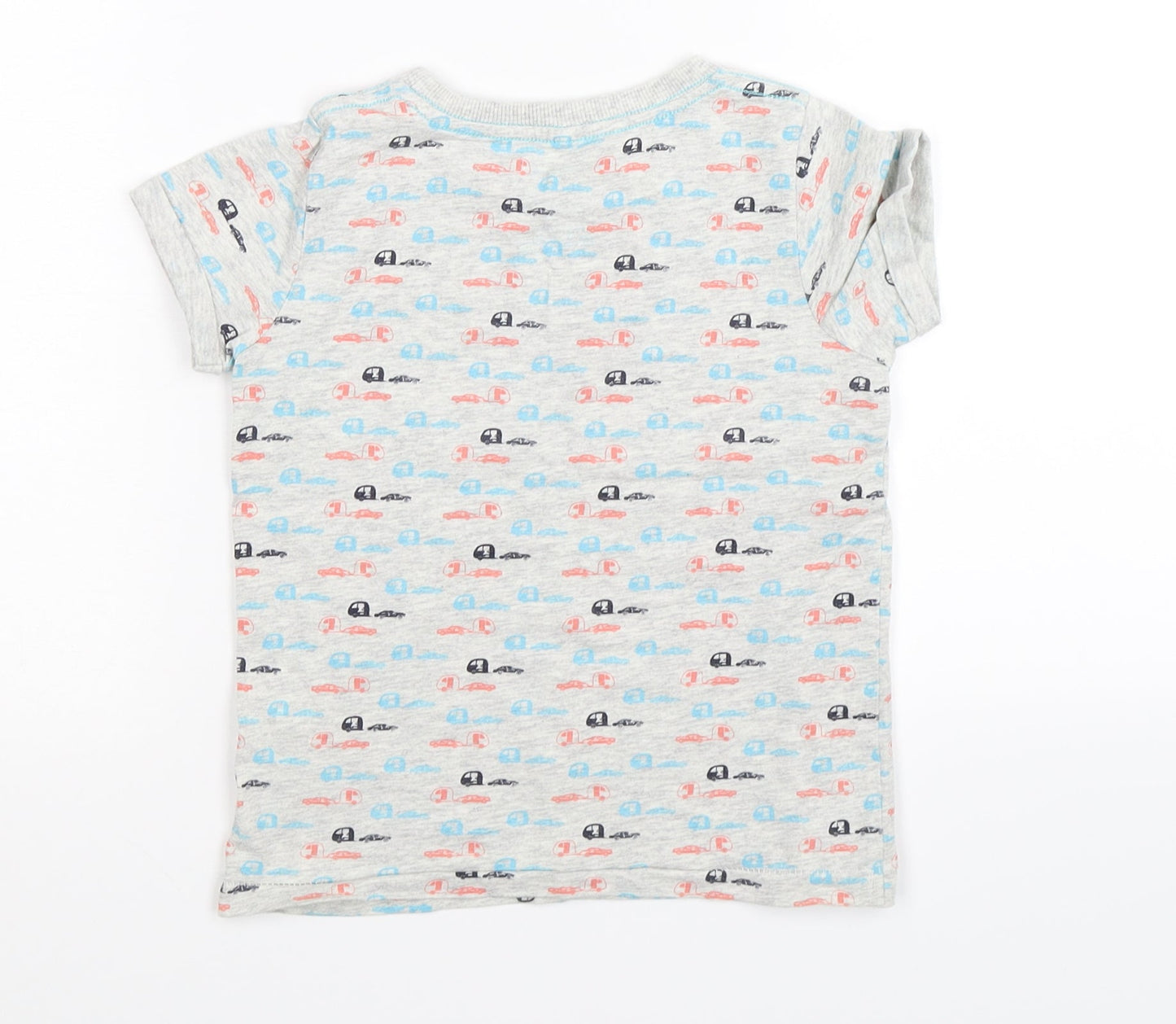 name it Boys Grey   Basic T-Shirt Size 4 Years  - motor homes cars