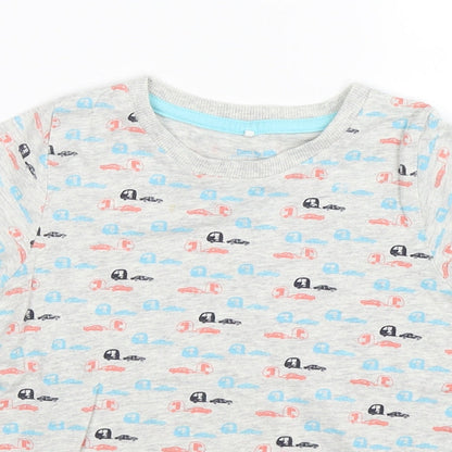 name it Boys Grey   Basic T-Shirt Size 4 Years  - motor homes cars