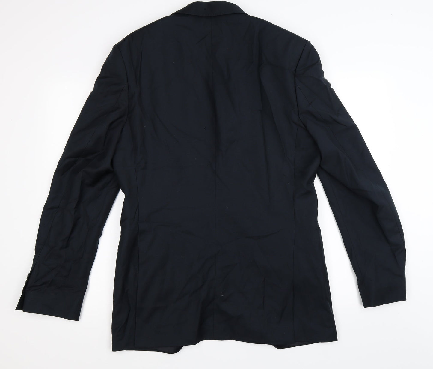Mens UK Size 40 Lanificio Regular Blue Suit Jacket