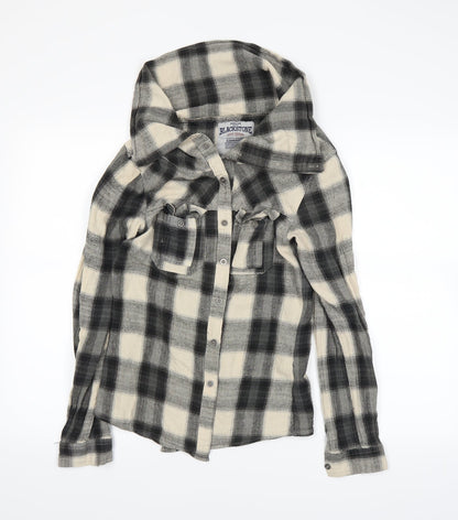 Blackstone Mens Black    Button-Up Size S