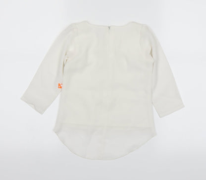 Winner Girls White   Basic T-Shirt Size 6 Years