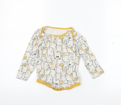 Tu Baby White   Basic T-Shirt Size 18-24 Months