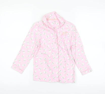 YD Girls Pink   Basic Button-Up Size 6-7 Years