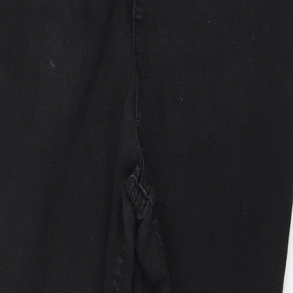 Womens UK Size 12 Papaya Regular Fit Skinny Black Jeans