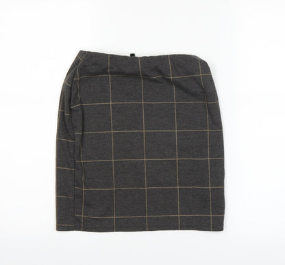 New Look Womens Grey   A-Line Skirt Size 8