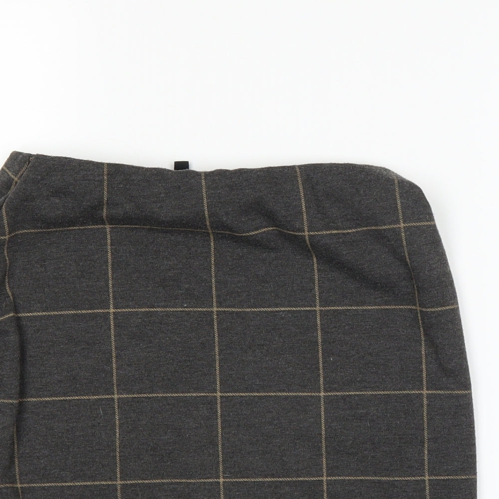 New Look Womens Grey   A-Line Skirt Size 8