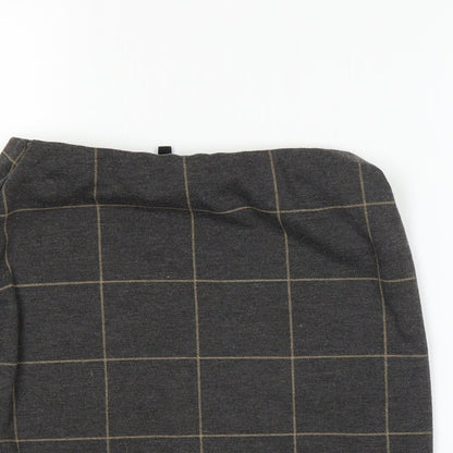 New Look Womens Grey   A-Line Skirt Size 8