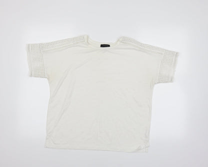 Atmosphere Womens White   Basic T-Shirt Size 12