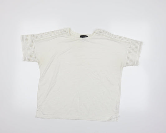 Atmosphere Womens White   Basic T-Shirt Size 12