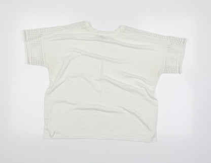 Atmosphere Womens White   Basic T-Shirt Size 12