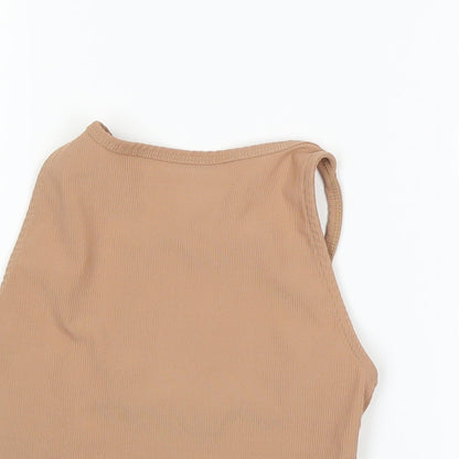 Womens UK Size 8 Topshop Pink Basic T-Shirt