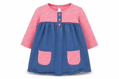 Front view of George Baby Pink A-Line, size 6-9, Months