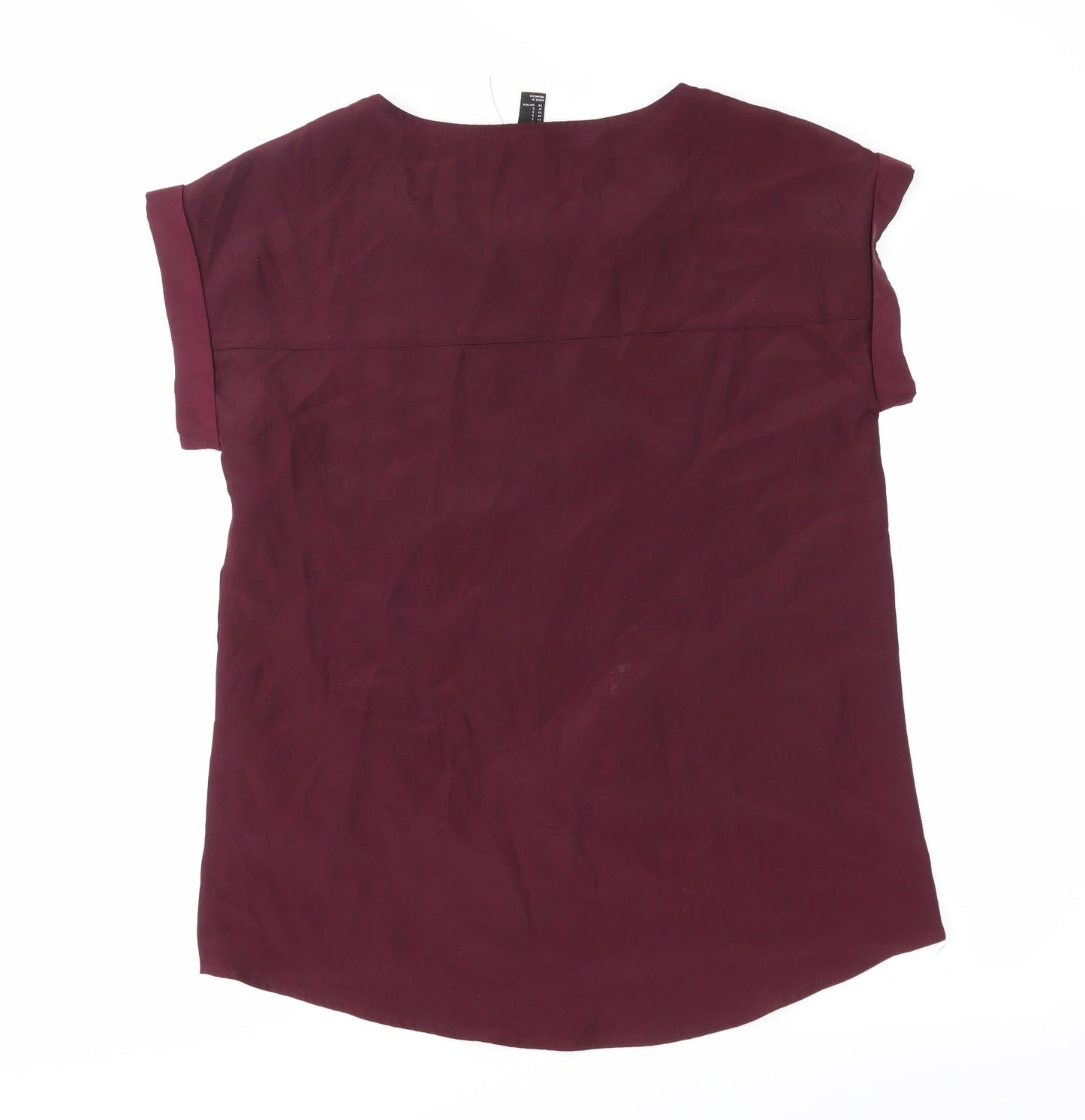 FOREVER 21 Womens Purple   Basic Blouse Size S