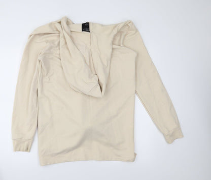 Bershka Mens Beige   Pullover Jumper Size M  - distressed