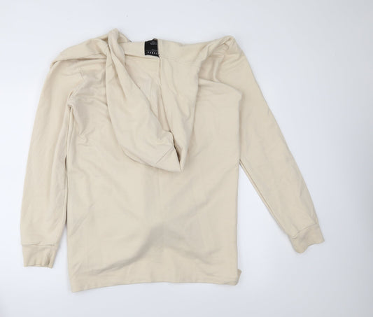 Bershka Mens Beige   Pullover Jumper Size M  - distressed