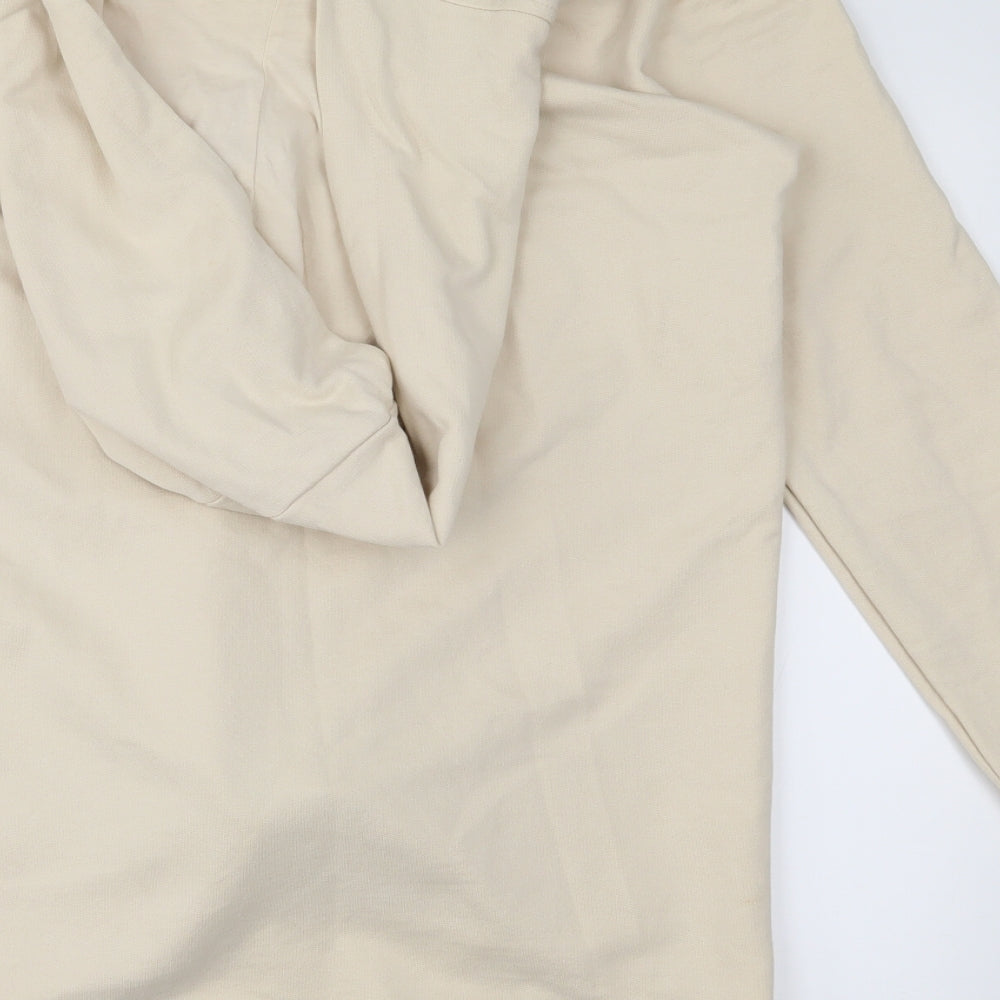 Bershka Mens Beige   Pullover Jumper Size M  - distressed