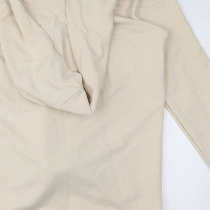 Bershka Mens Beige   Pullover Jumper Size M  - distressed