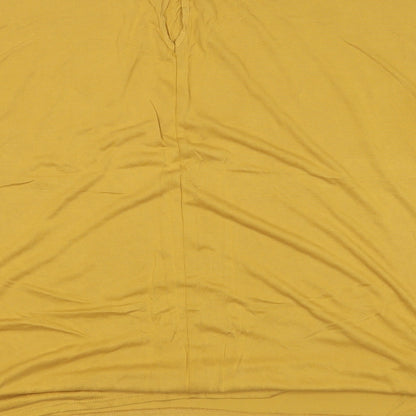Emeliax Womens Yellow   Basic Blouse Size L