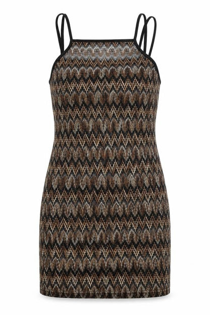 miss pretty world Womens Gold Chevron  Mini  Size 10