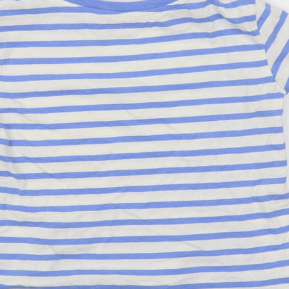 Gap Girls Blue Striped  Basic Casual Size S
