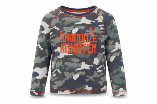 Mini Club Boys Green Camouflage   Pyjama Top Size 2-3 Years