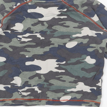 Mini Club Boys Green Camouflage   Pyjama Top Size 2-3 Years