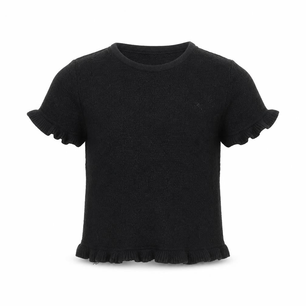 Next Girls Black   Basic T-Shirt Size 5 Years