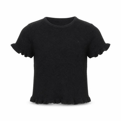 Next Girls Black   Basic T-Shirt Size 5 Years