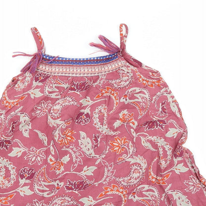 NEXT Girls Purple Paisley  T-Shirt Dress  Size 18-24 Months